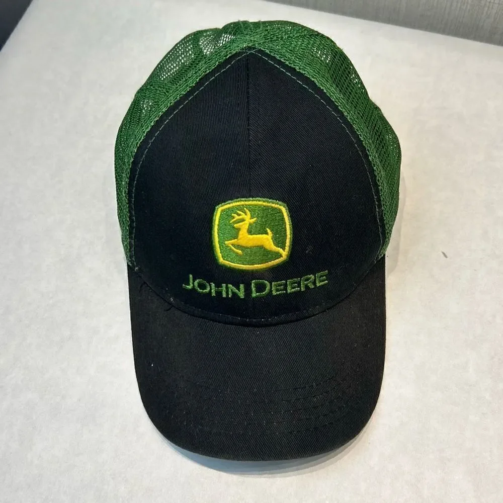 John Deere Kids Youth Toddler Hats Adjustable Snapback Mesh Trucker Set Lot of 3